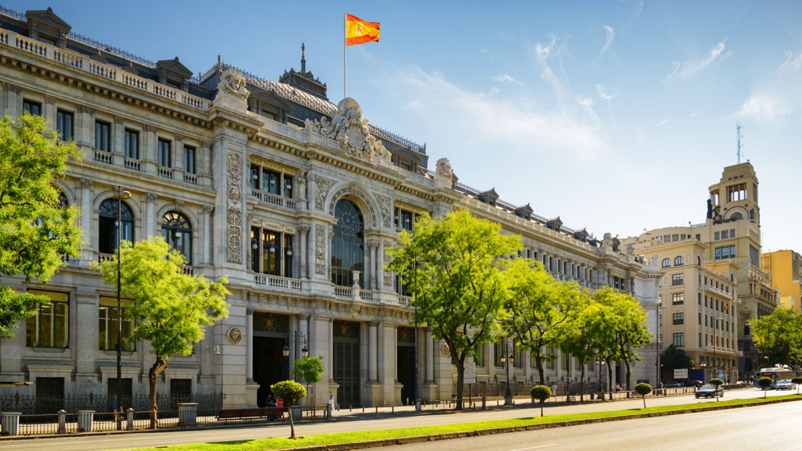 Fachada principal del Banco de España