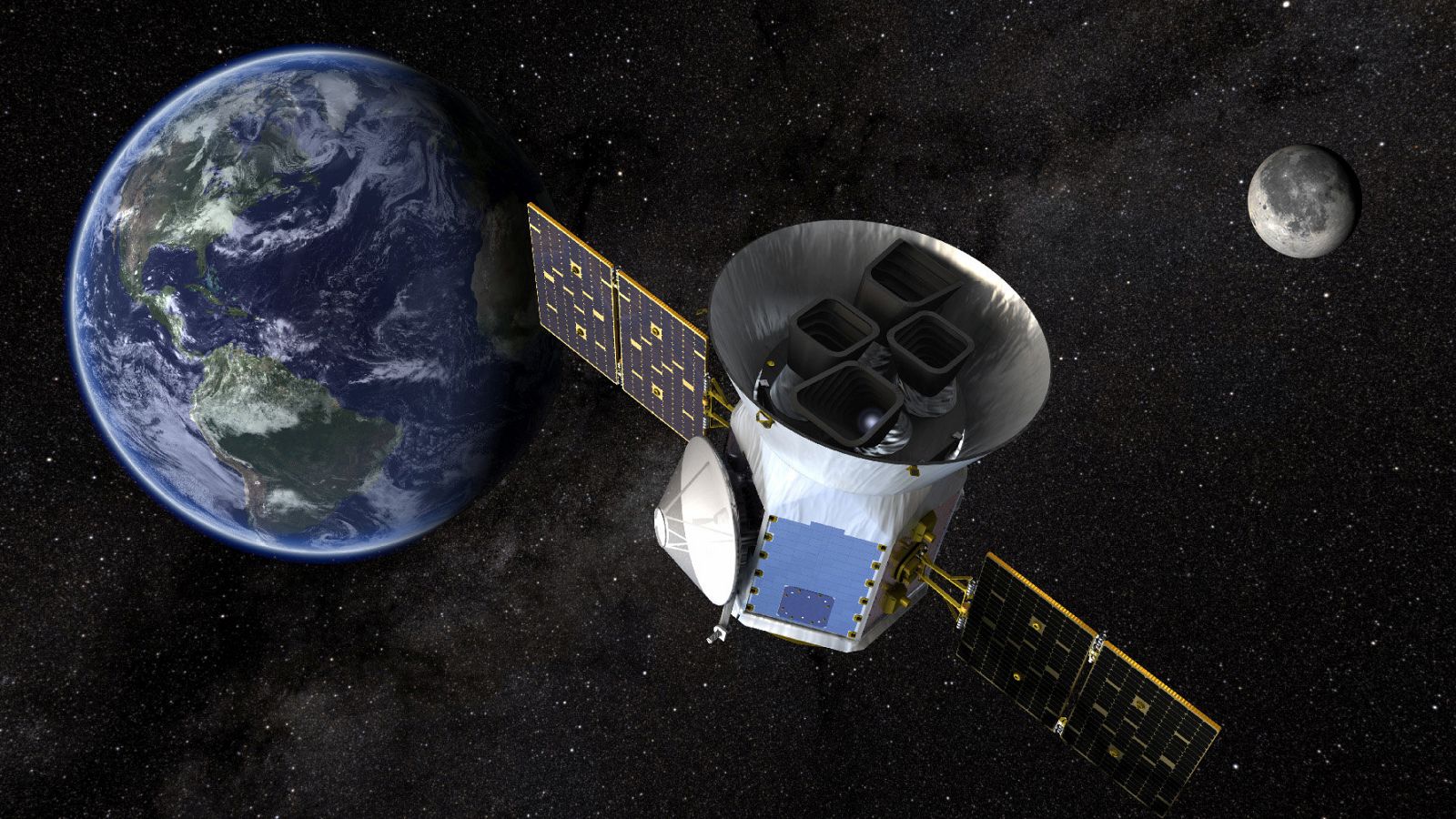 Ilustración del satélite del SpaceX con el que la NASA pretende ampliar su exploración en Marte