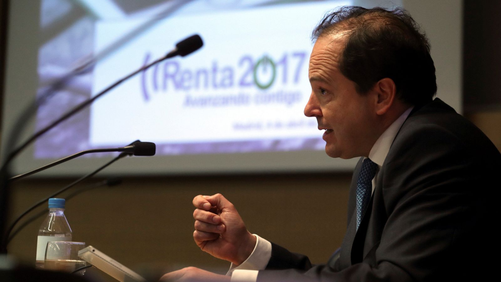 El director del departamento de gestión de la Agencia Tributaria, Rufino de la Rosa