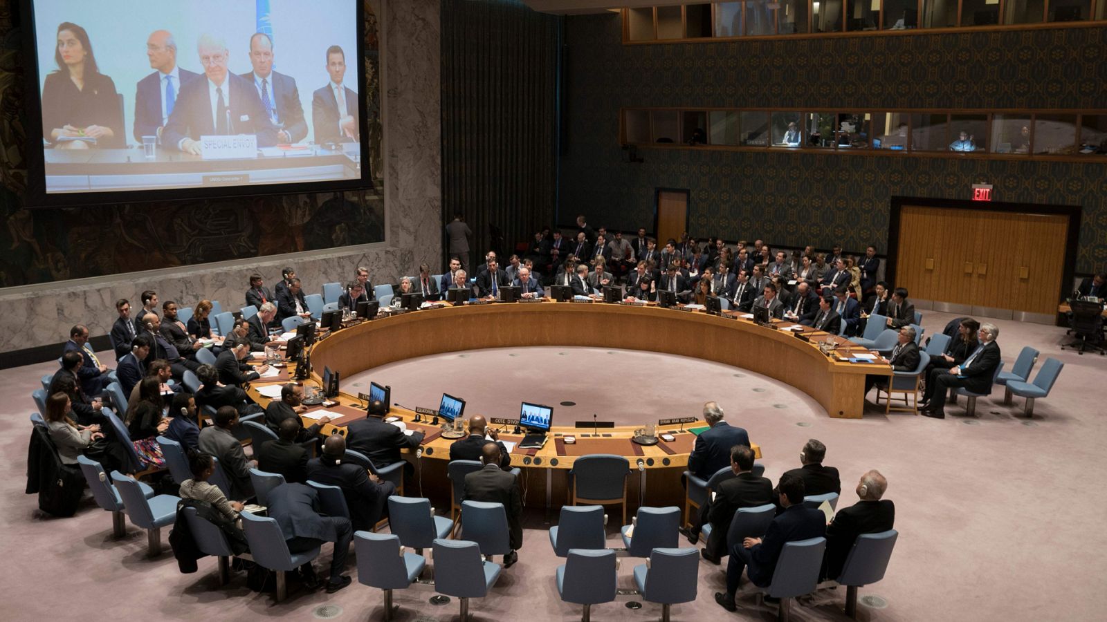 El Consejo de Seguridad de la ONU reunido en Nueva York para debatir sobre Siria
