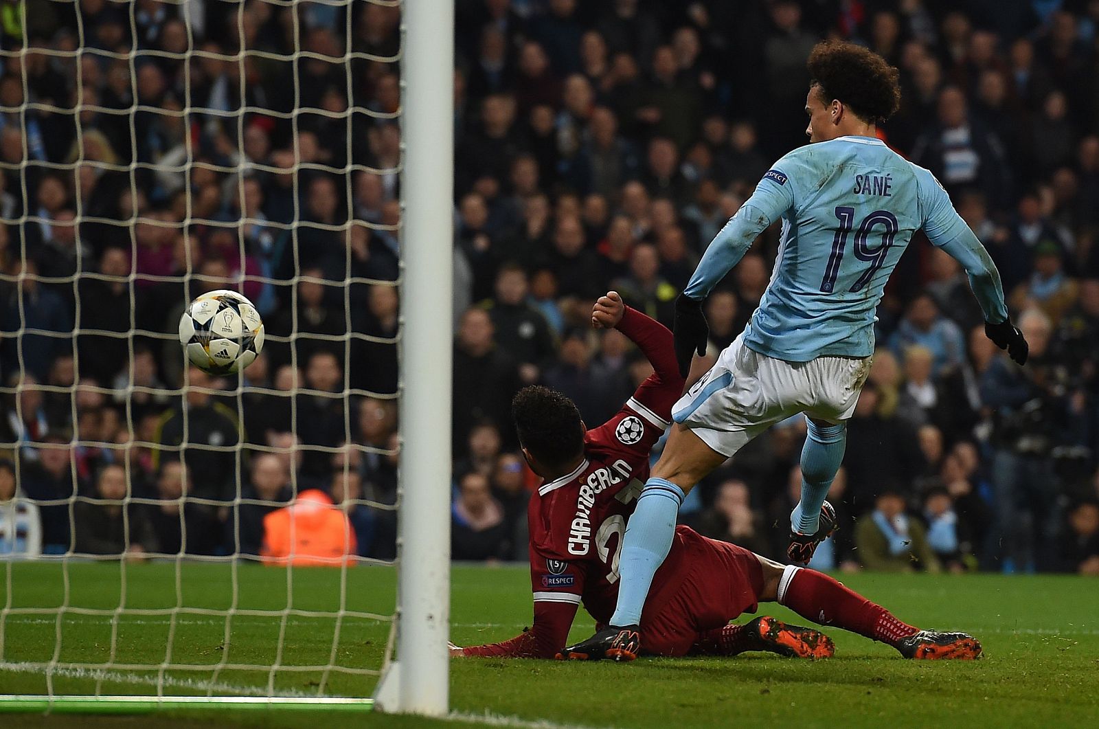 El gol anulado a Sané por fuera de juego.