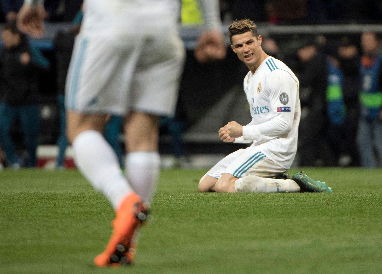 Cristiano Ronaldo celebra la clasificación del Real Madrid para las semifinales