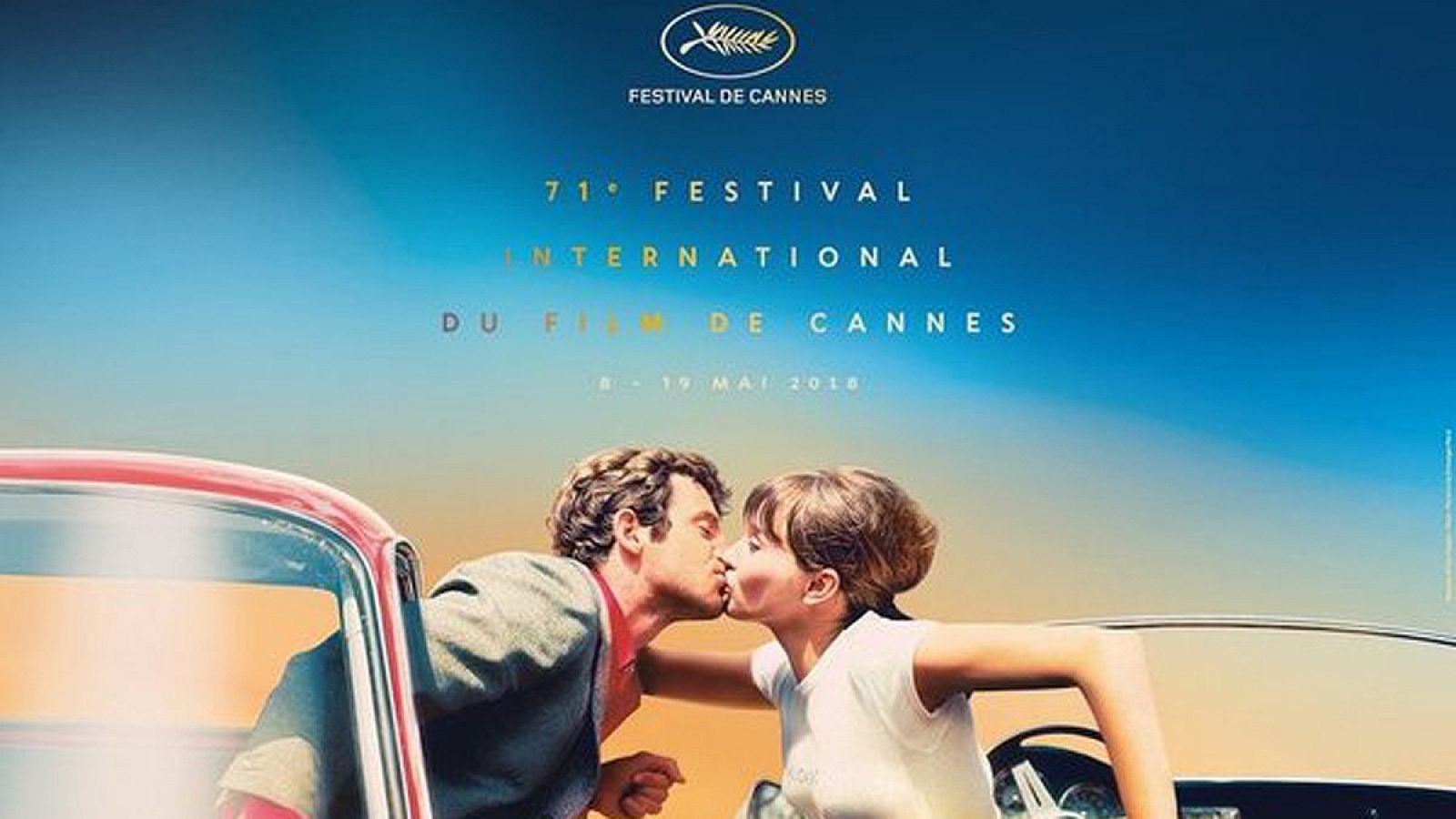 El cartel de la edición 2018 de Cannes es un homenaje a la pelicula de Godard 'Pierrot el loco',1965.