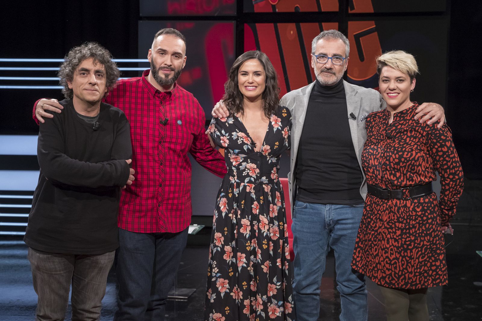 Jordi Costa, Víctor Olid, Javier Fesser y Mery Cuesta junto a Elena S. Sánchez
