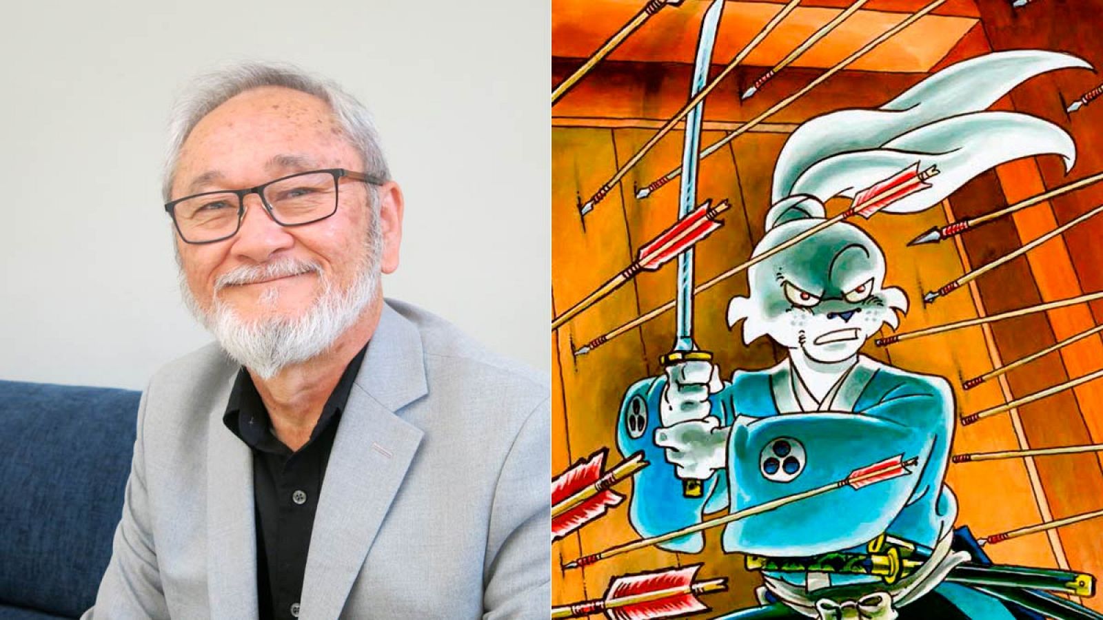 Stan Sakai en el Salón del Cómic de Barcelona y una imagen de Usagi Yojimbo