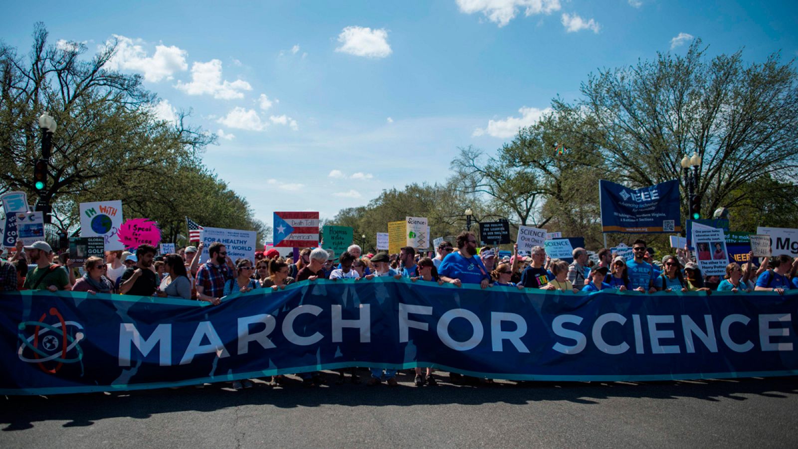 Manifestación en Washington a favor de la ciencia