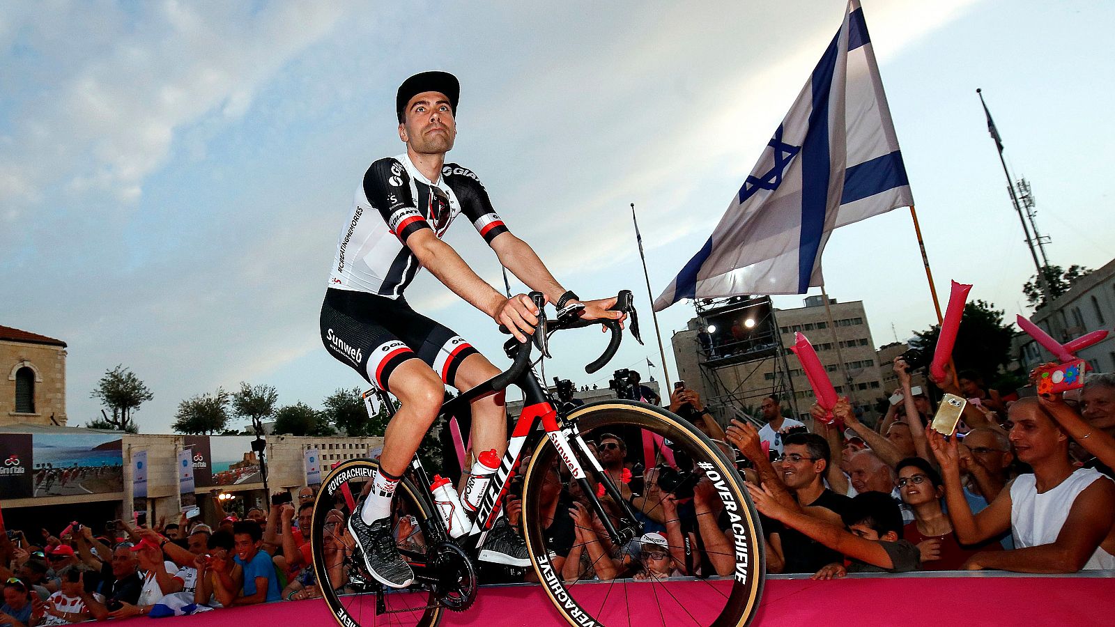 Tom Dumoulin, en la presentación del Giro 2018.