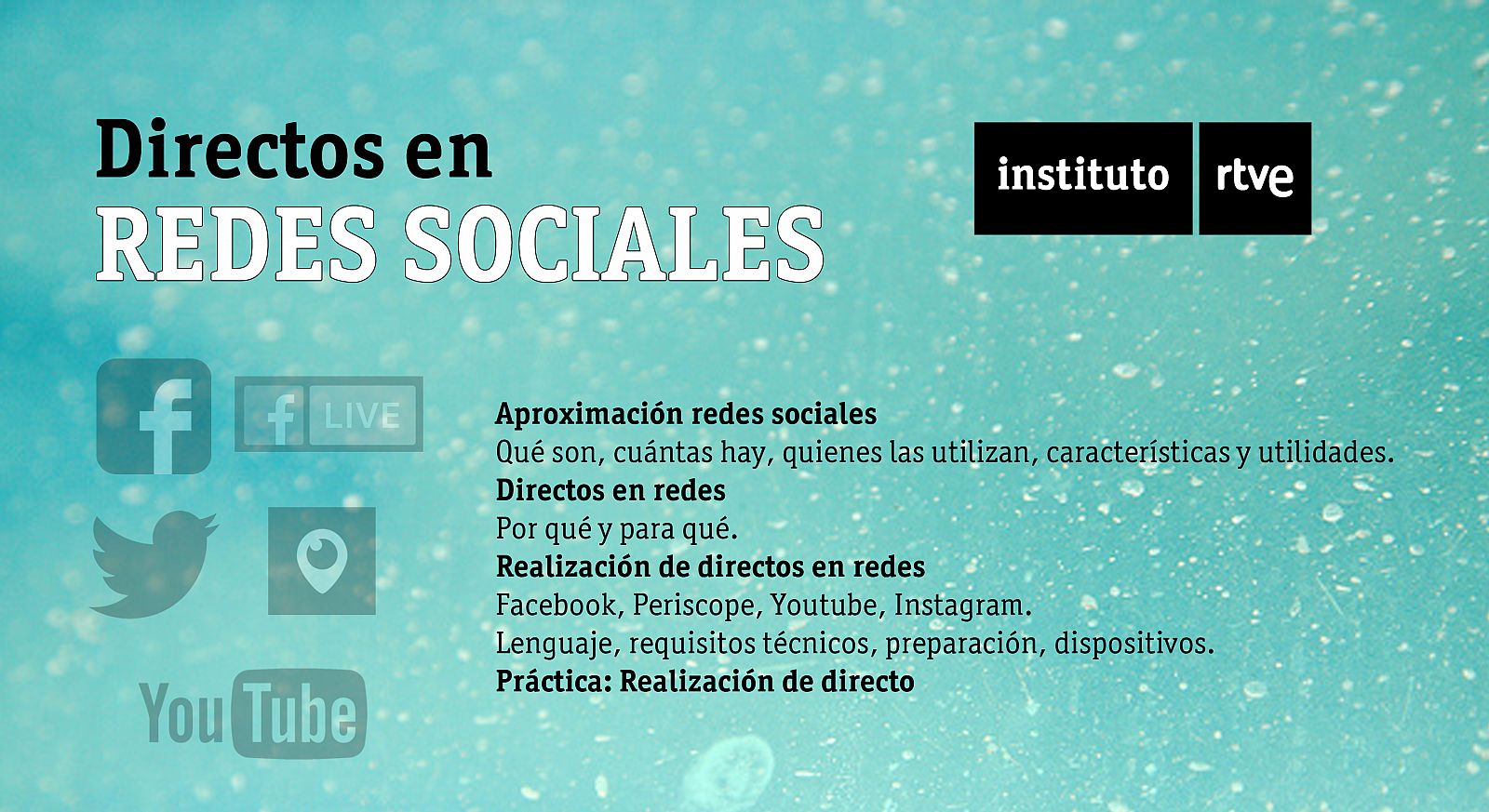 Directos en redes sociales