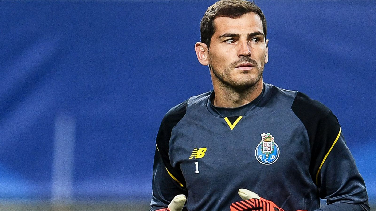 Imagen de Iker Casillas en un entrenamiento con el Oporto.