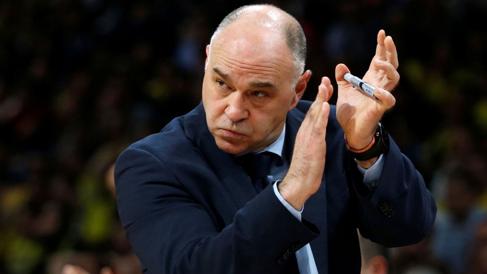 El entrenador del Real Madrid, Pablo Laso.