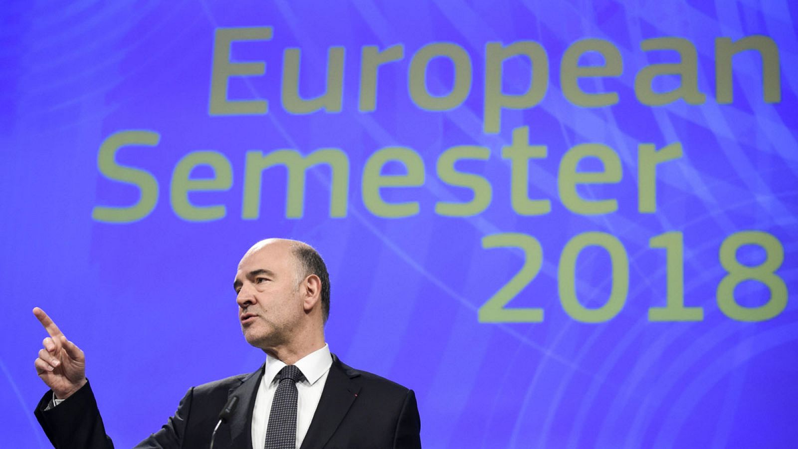 El comisario europeo de Asuntos Económicos y Financieros, Pierre Moscovici