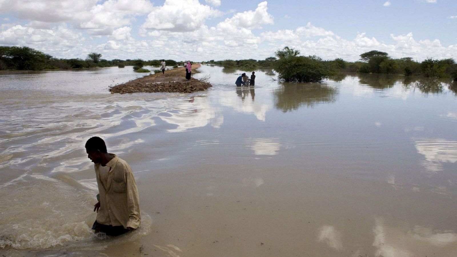 Imagen de archivo de inundaciones en Kenia.
