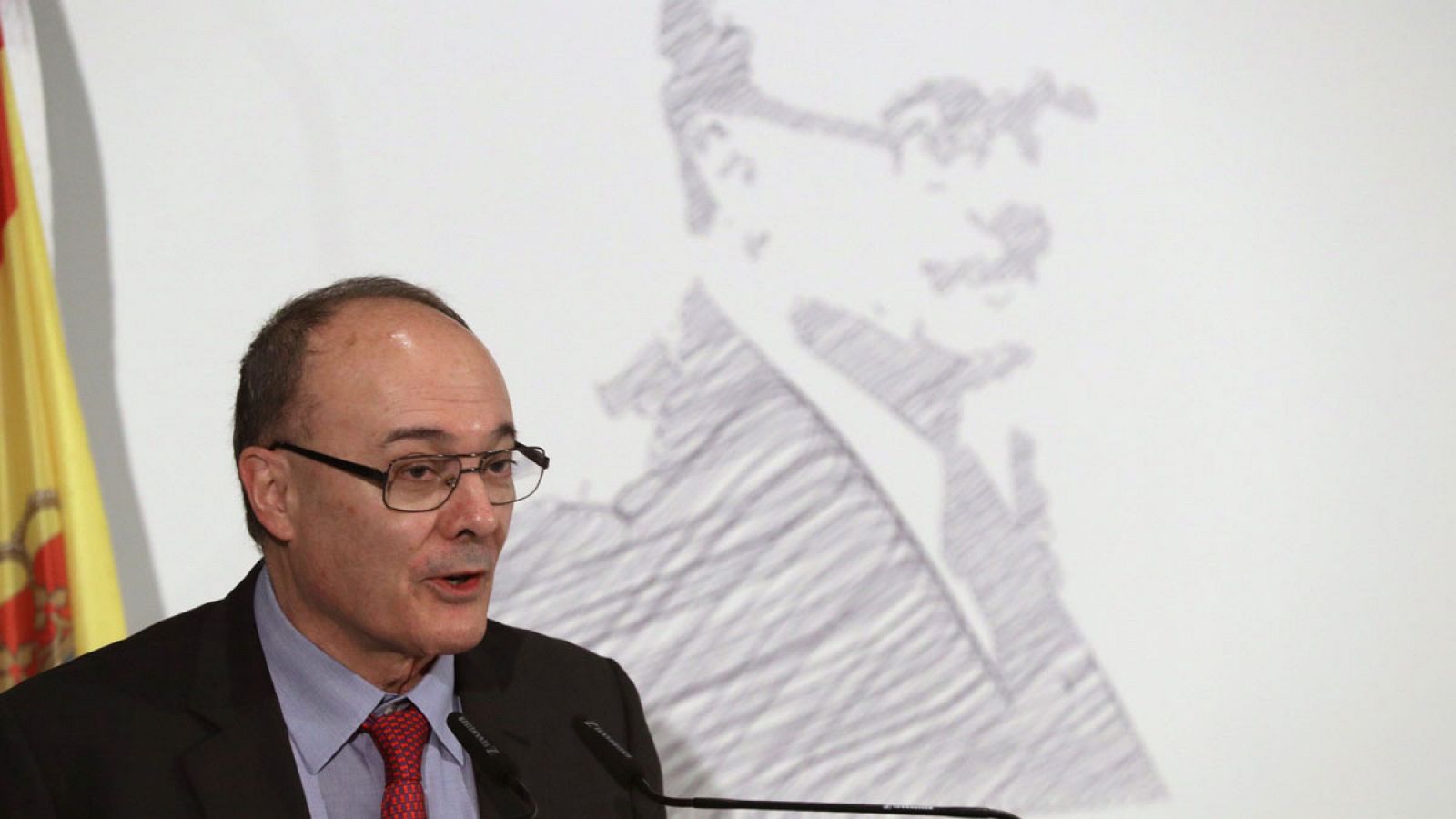 El gobernador del Banco de España, Luis María Linde, hace balance de su gestión