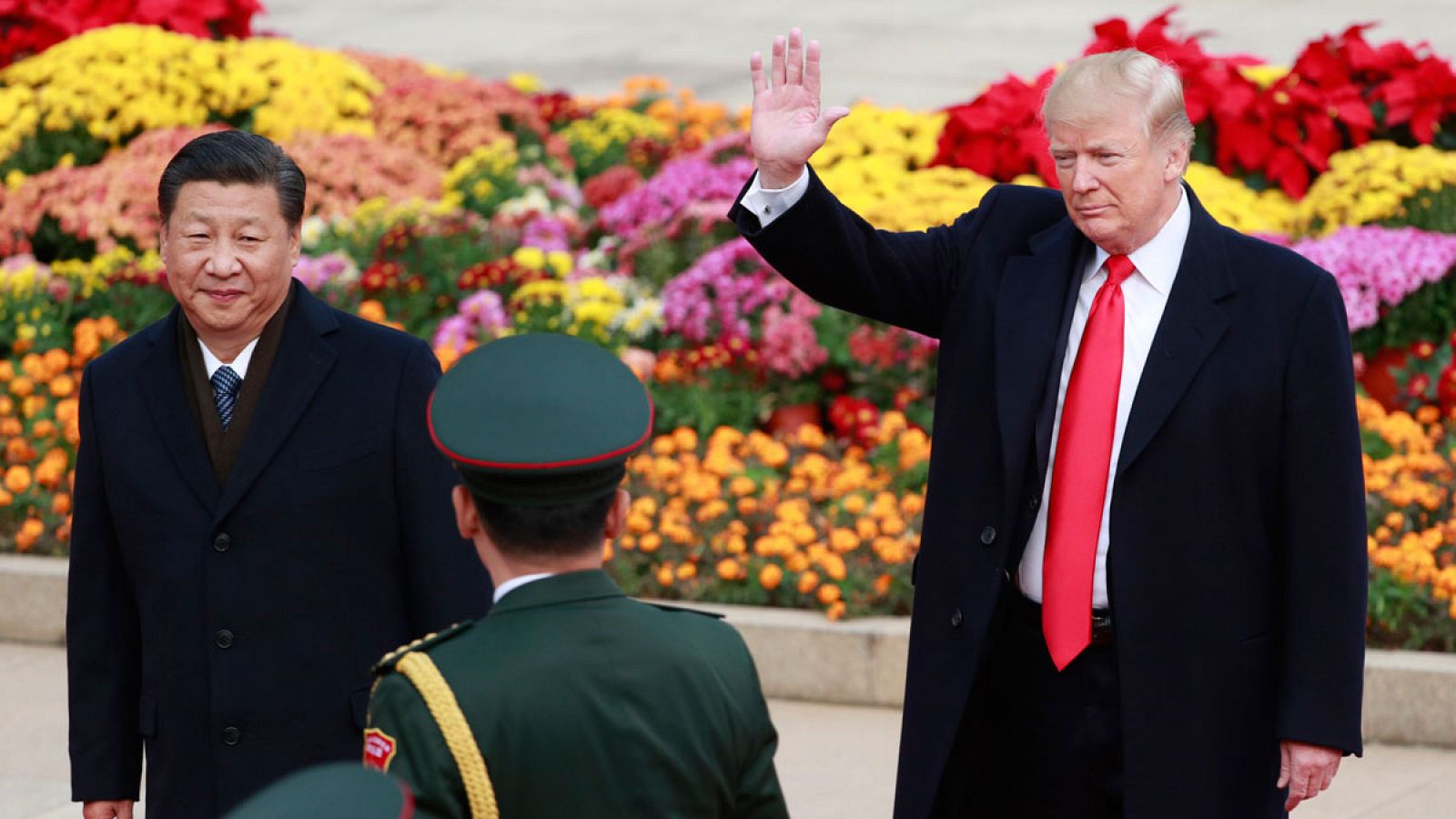 Visita realizada por Donald Trump a China (en la imagen, junto al presidente Xi Jinping), el pasado mes de noviembre.