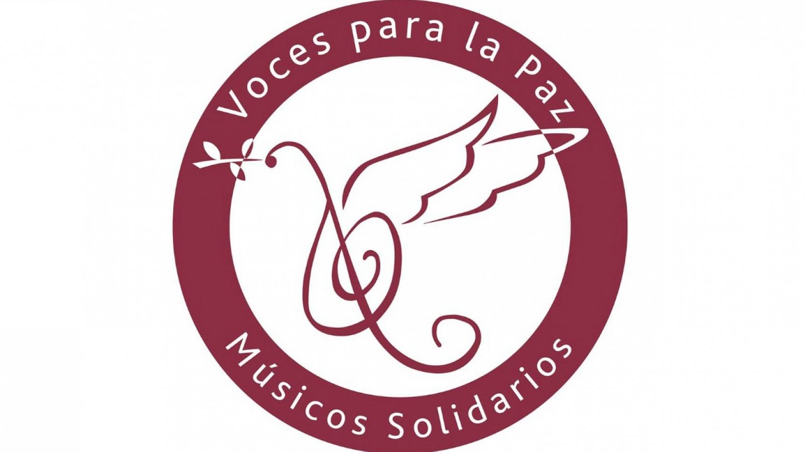 Logotipo de 'Voces para la Paz. Músicos solidarios'