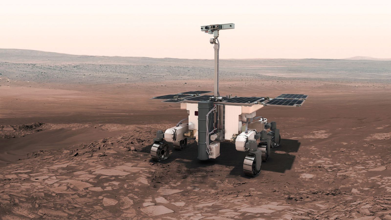 El róver pesa 300 kilogramos y tiene una autonomía de 218 días marcianos.