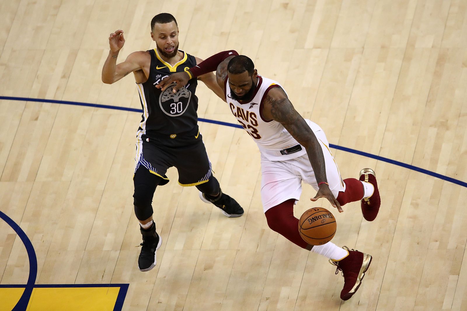 Curry y Lebron