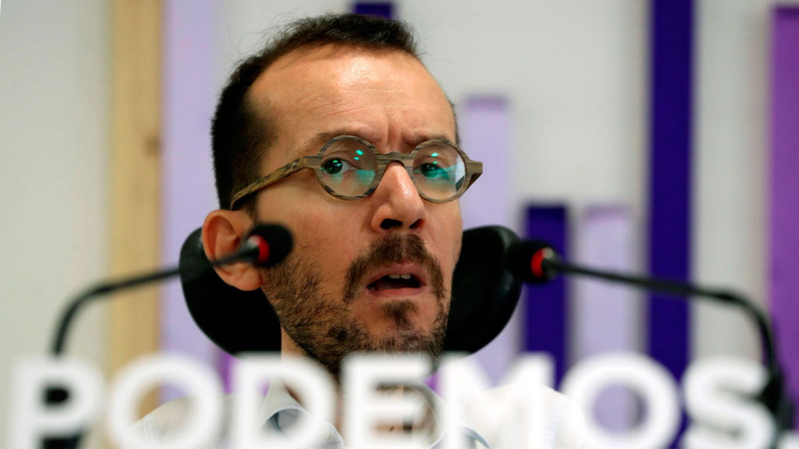 El secretario de Organización de Podemos, Pablo Echenique