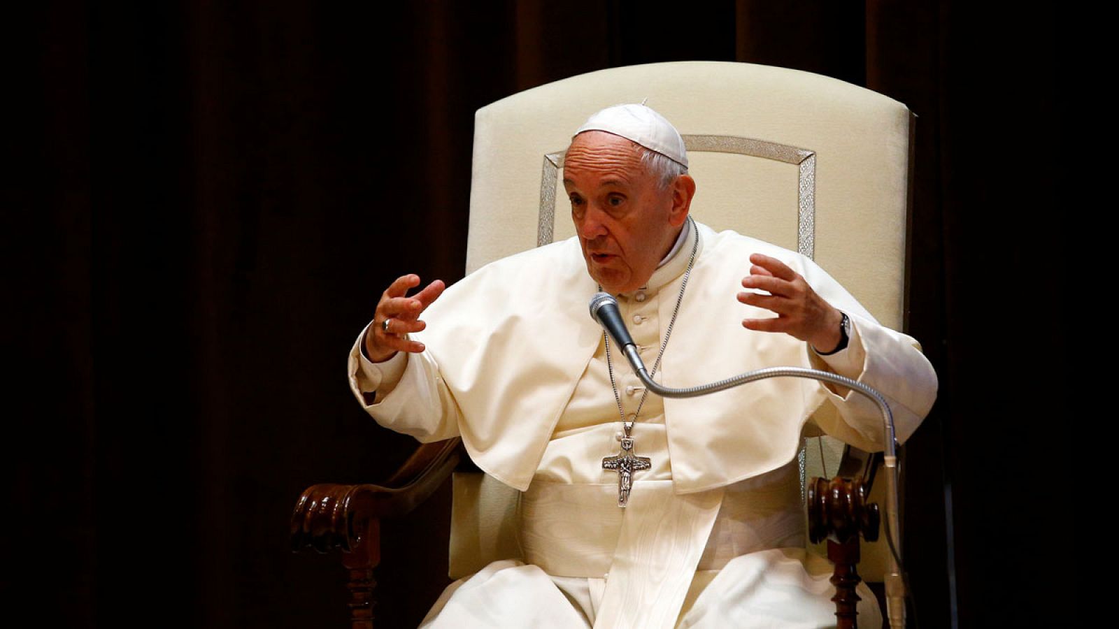 El papa Francisco, durante un encuentro reciente en el Vaticano.
