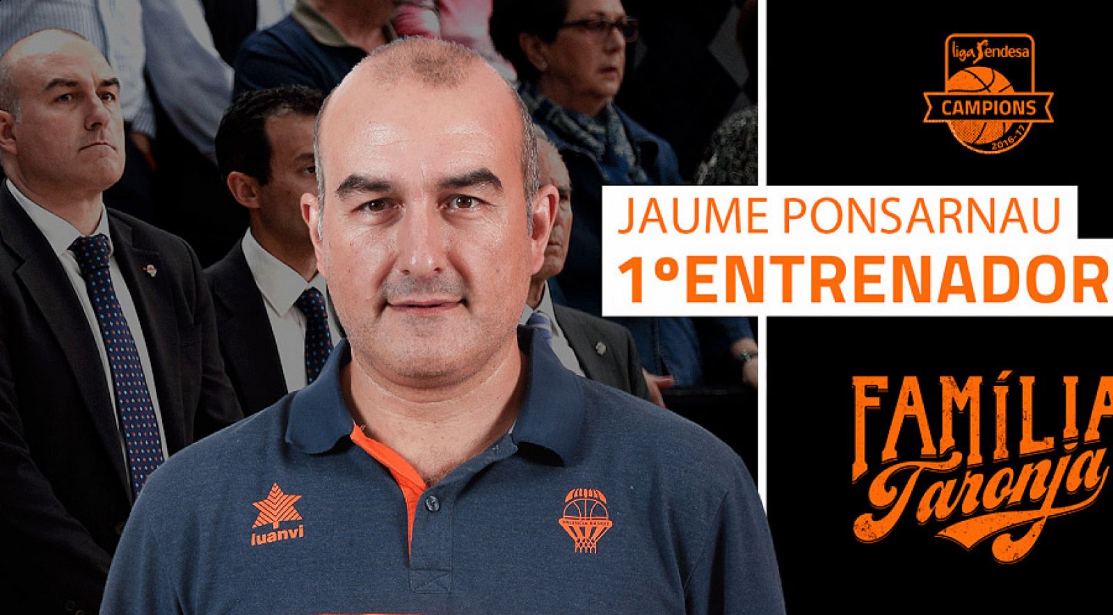 Jaume Ponsarnau, nuevo primer técnico del Valencia Basket.