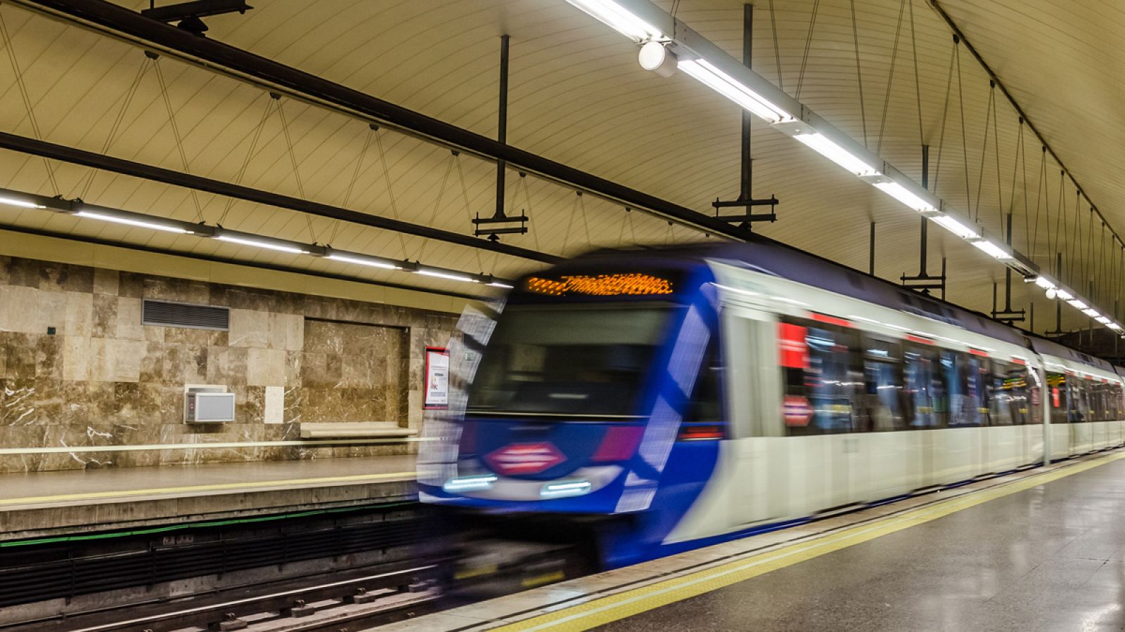 Una estación de metro de Madrid