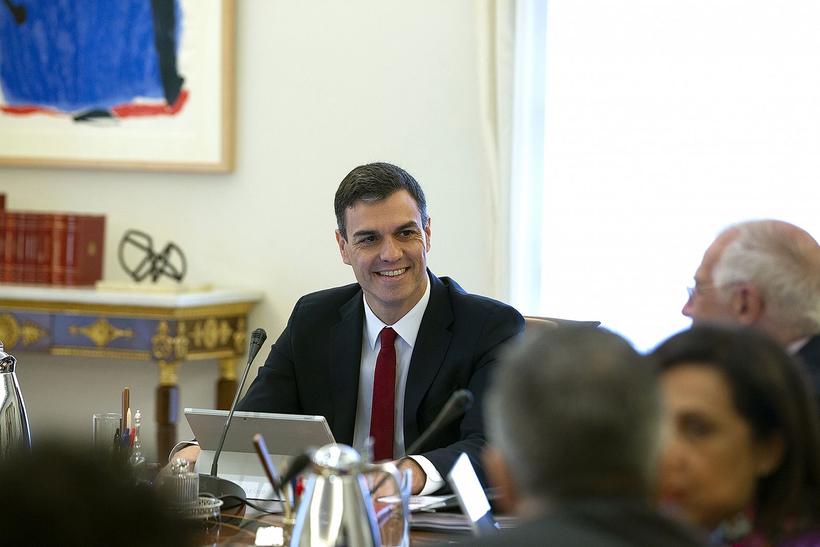 Pedro Sánchez, en su primer Consejo de Ministros