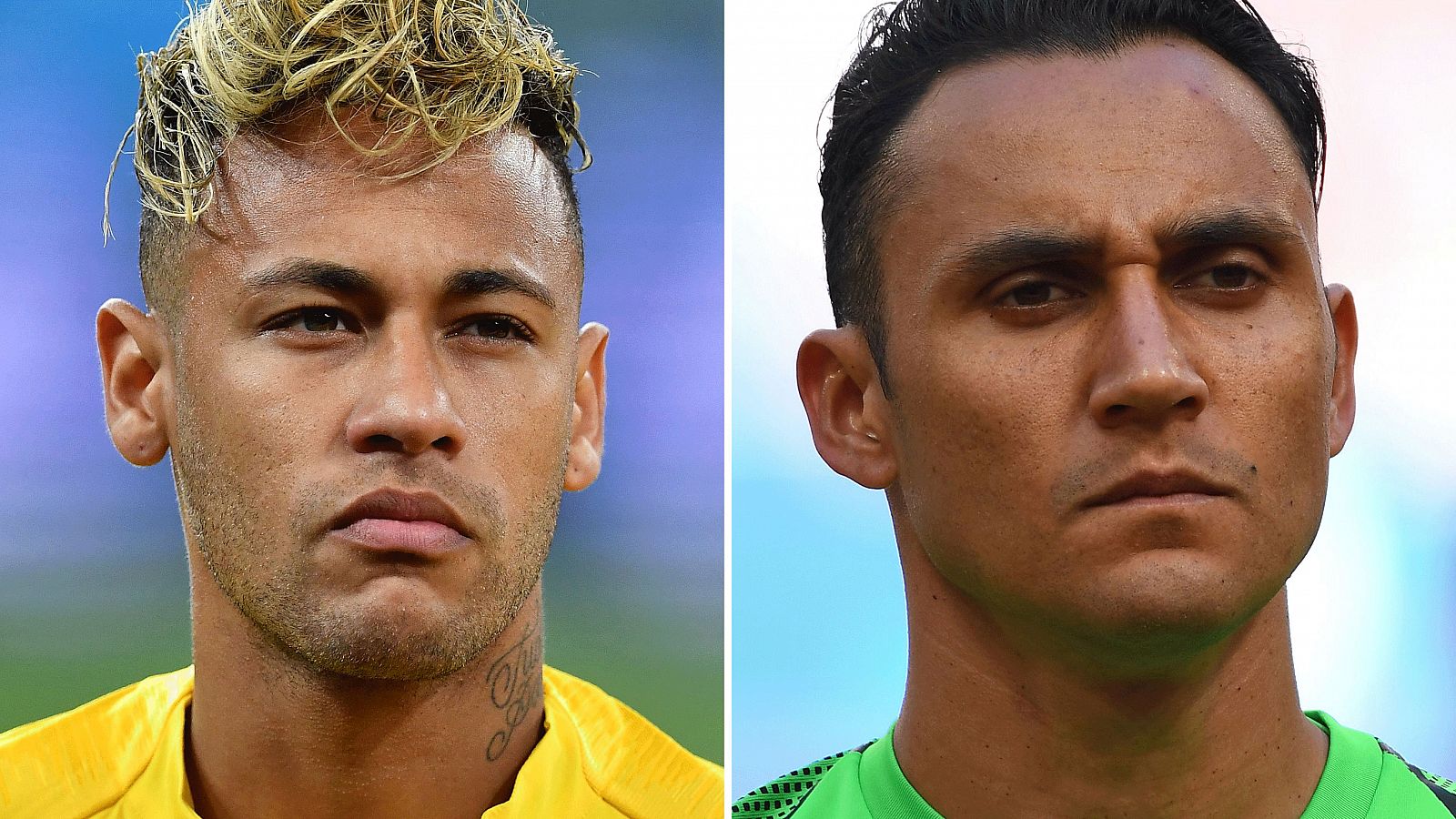 Fotomontaje de Neymar y Keylor Navas