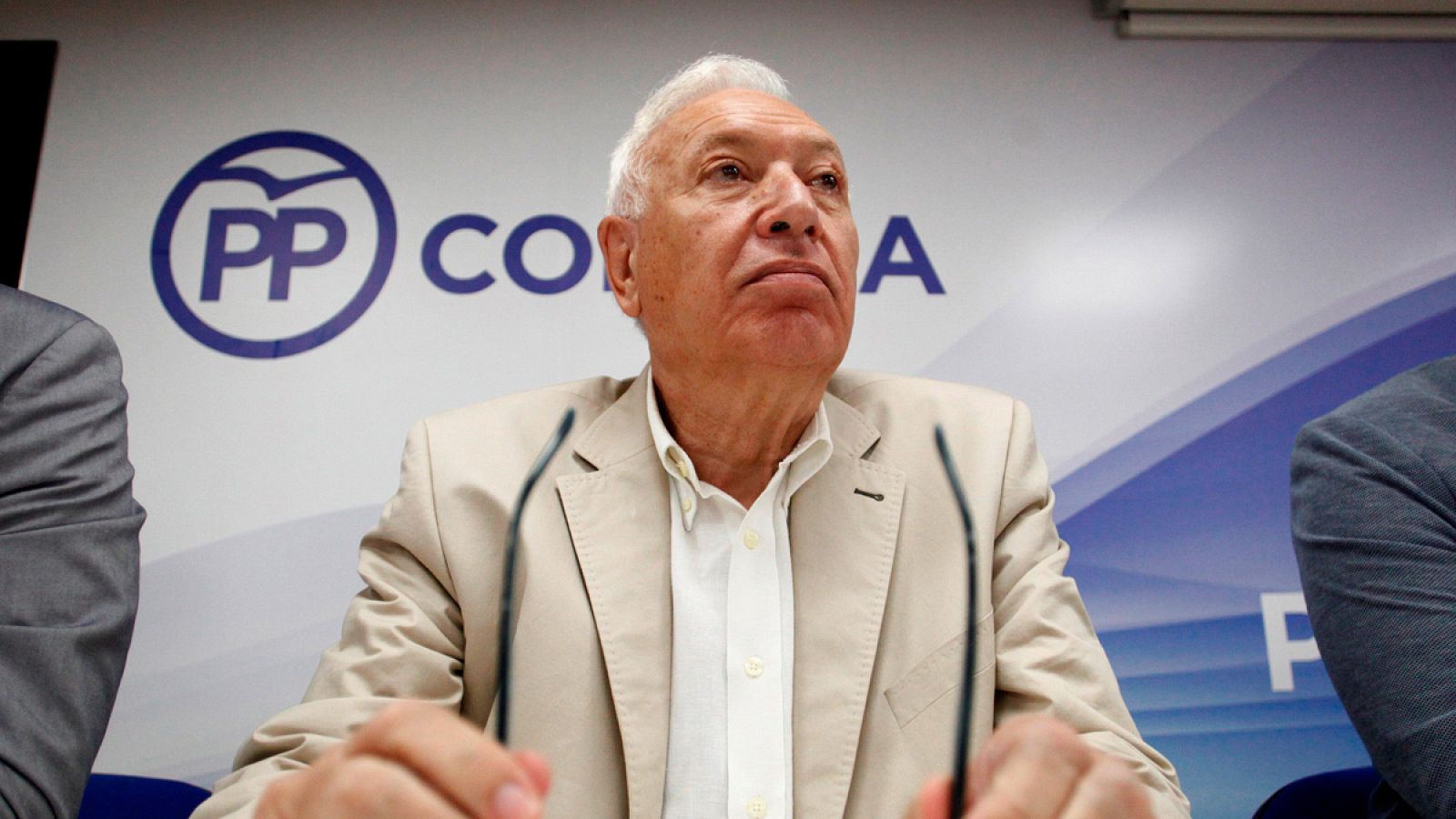 El candidato a la presidencia del PP José Manuel García Margallo