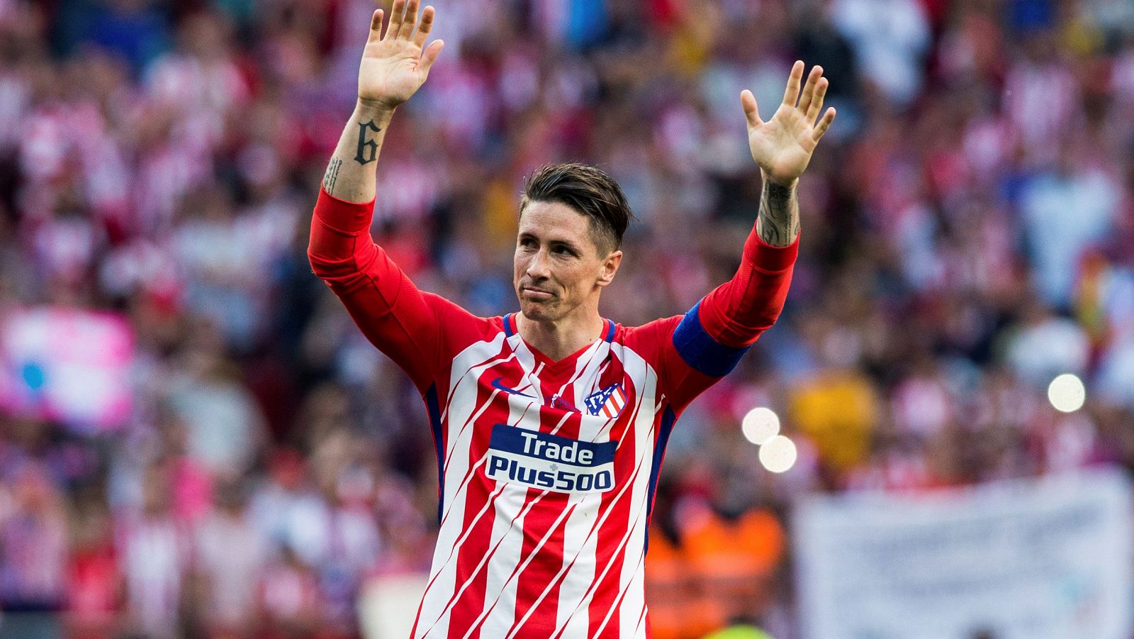 Imagen de la despedida de Fernando Torres en el Metropolitano.