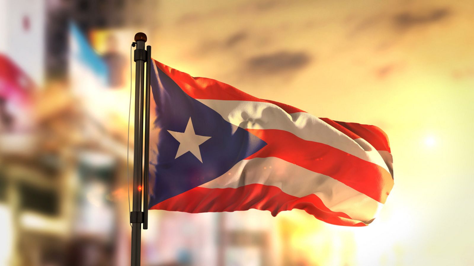 La bandera de Puerto Rico