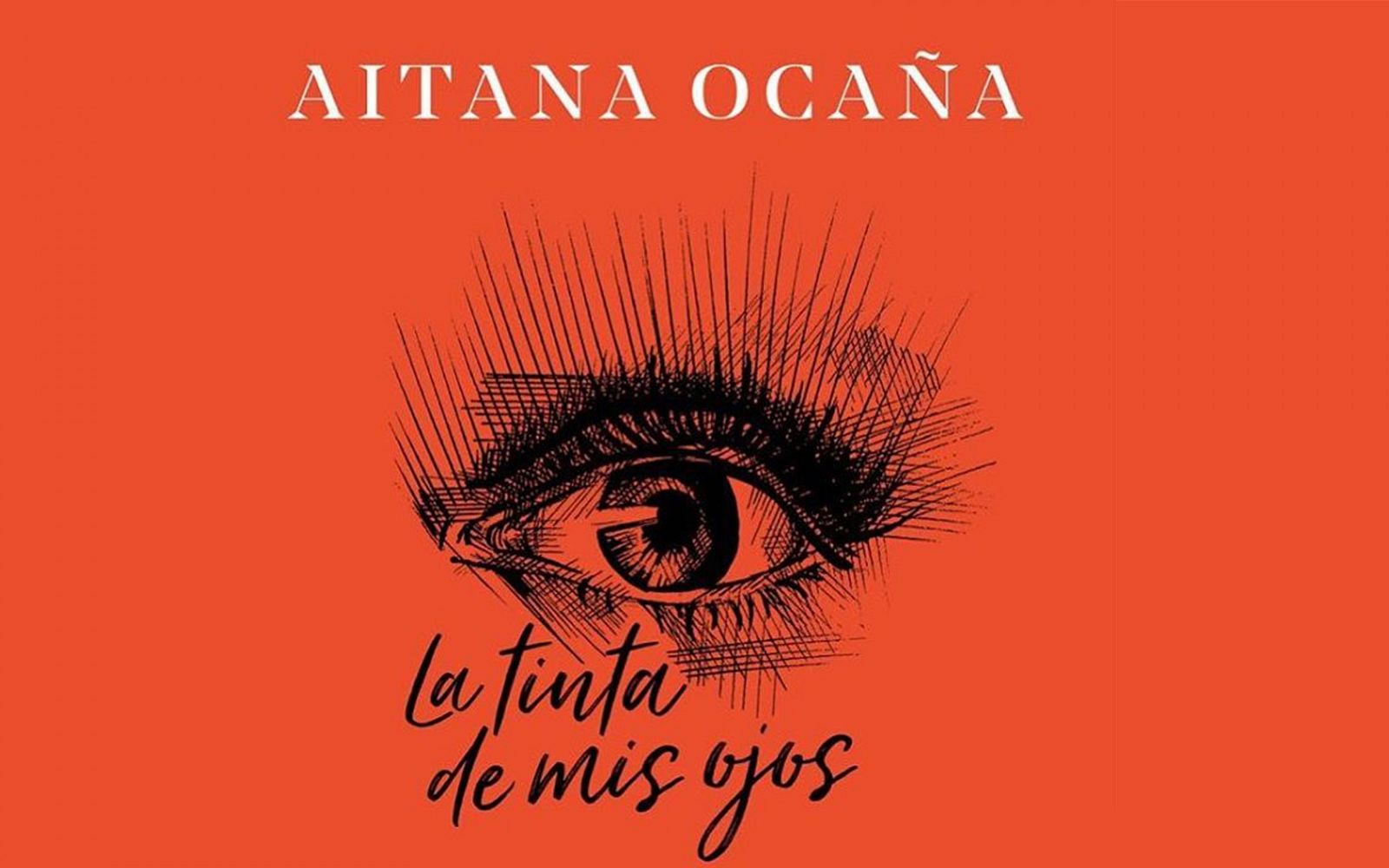 Portada de "La tinta de mis ojos", el primer libro de Aitana