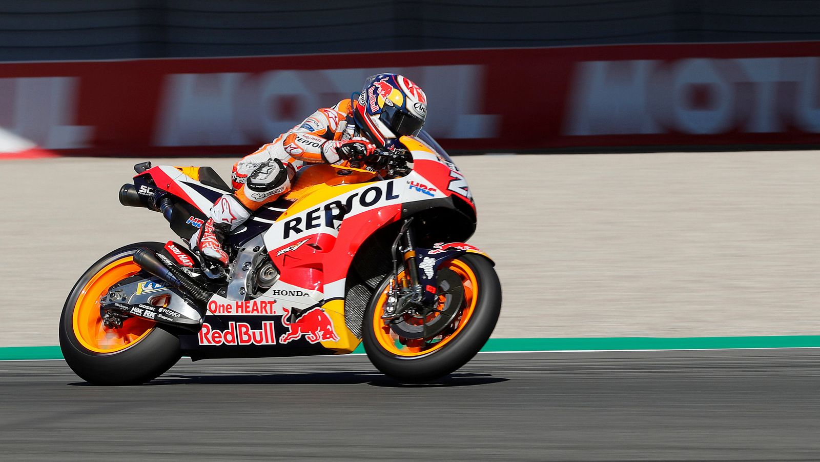 Imagen de Dani Pedrosa con Honda en el pasado GP de Holanda.