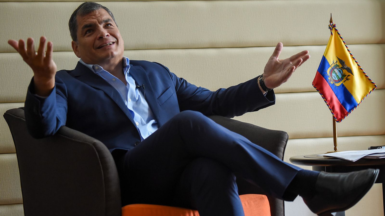 Imagen de archivo del expresidente de Ecuador, Rafael Correa