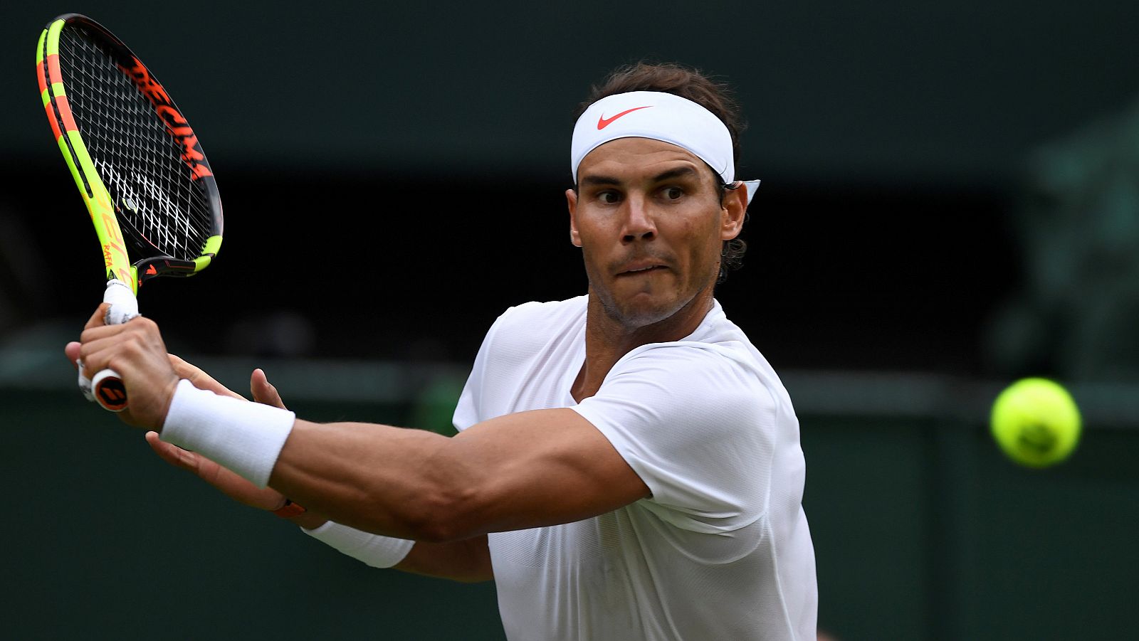 Rafa Nadal, en su partido contra Kukushkin.