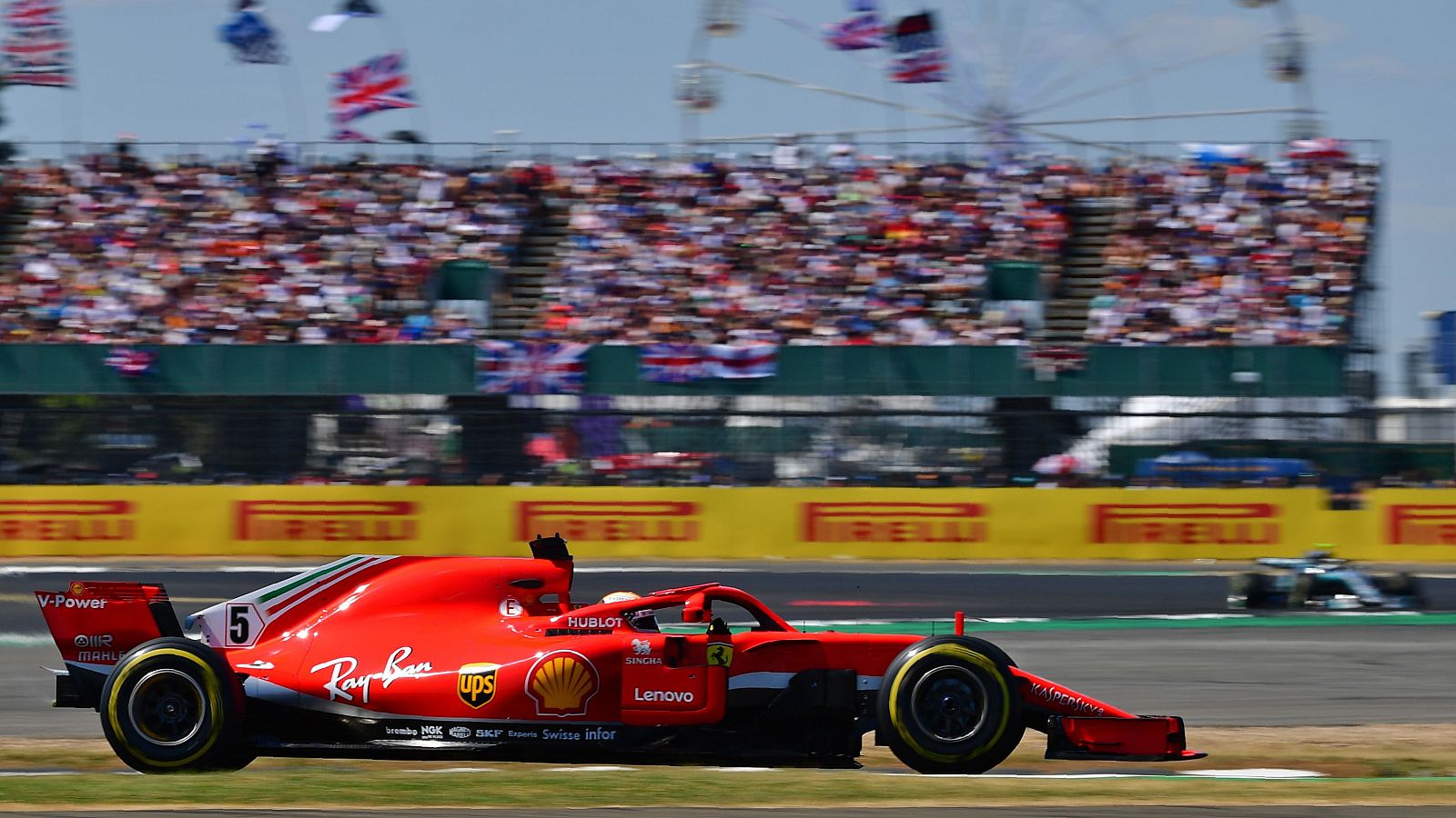 El piloto alemán Sebastian Vettel, vencedor del GP de Gran Bretaña.