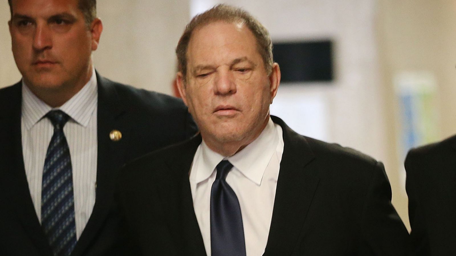 Harvey Weinstein, a su llegada al tribunal del distrito de Manhattan, en Nueva York.