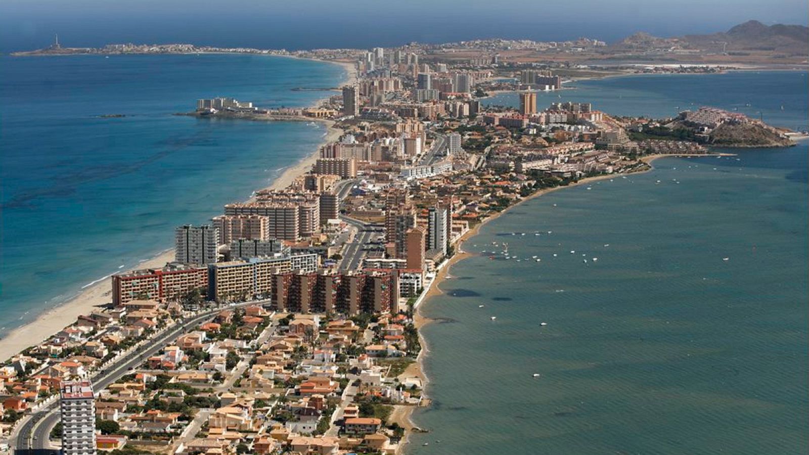 Imagen de archivo de la Manga del Mar Menor.