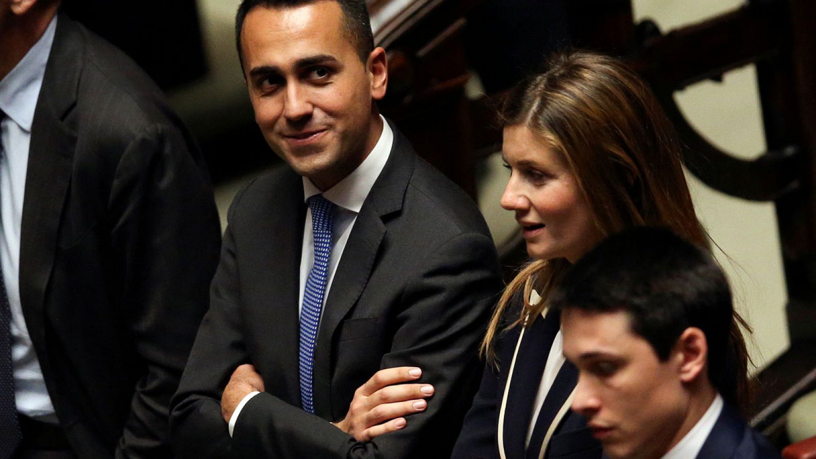 El viceprimer ministro de Italia, Luigi Di Maio, durante una sesión en la Cámara de Diputados