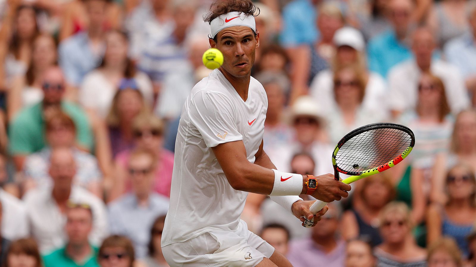 Rafa Nadal, en Wimbledon.