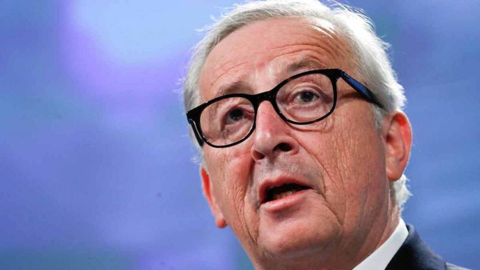 Jean-Claude Juncker, presidente de la Comisión Europea, durante una comparecencia en Bruselas la pasada semana