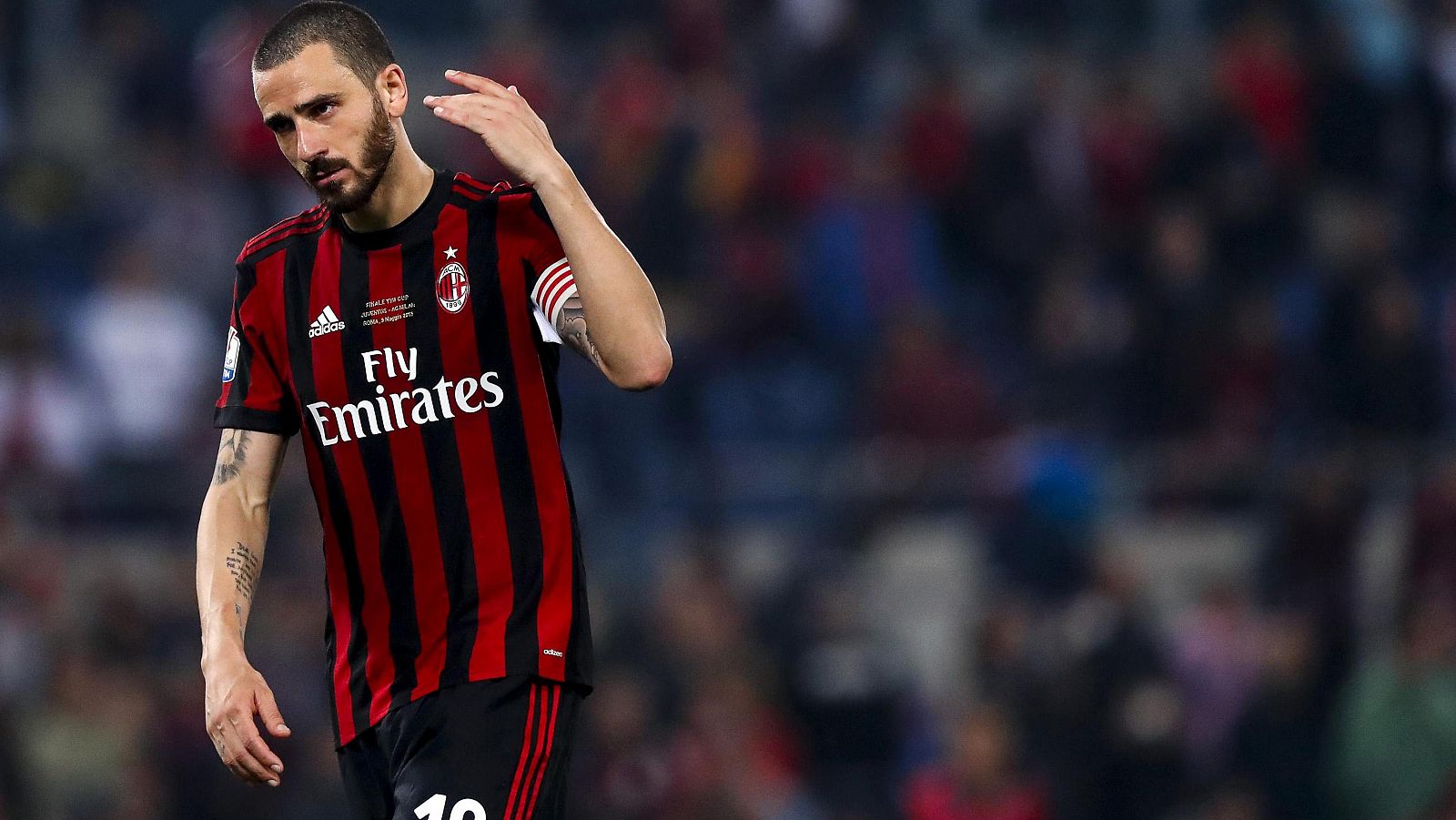 Leonardo Bonucci, capitán del AC Milan.