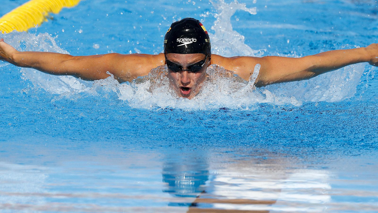 La nadadora Mireia Belmonte, en los pasados Juegos Mediterráneos.