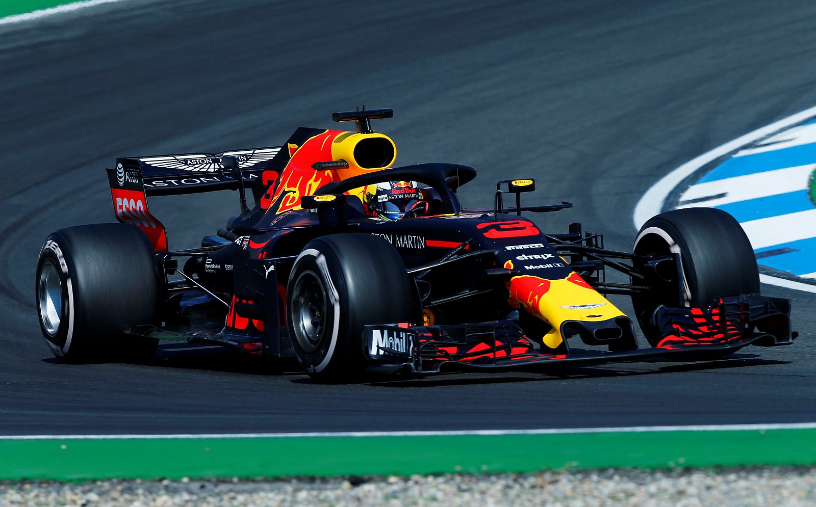 Ricciardo durante los libres en Hockenheimring.