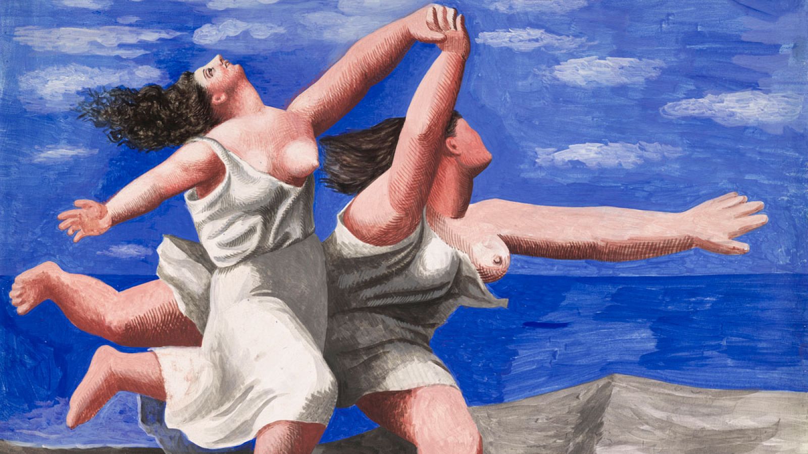 'Dos mujeres corriendo en la playa', 1922 de Pablo Picasso