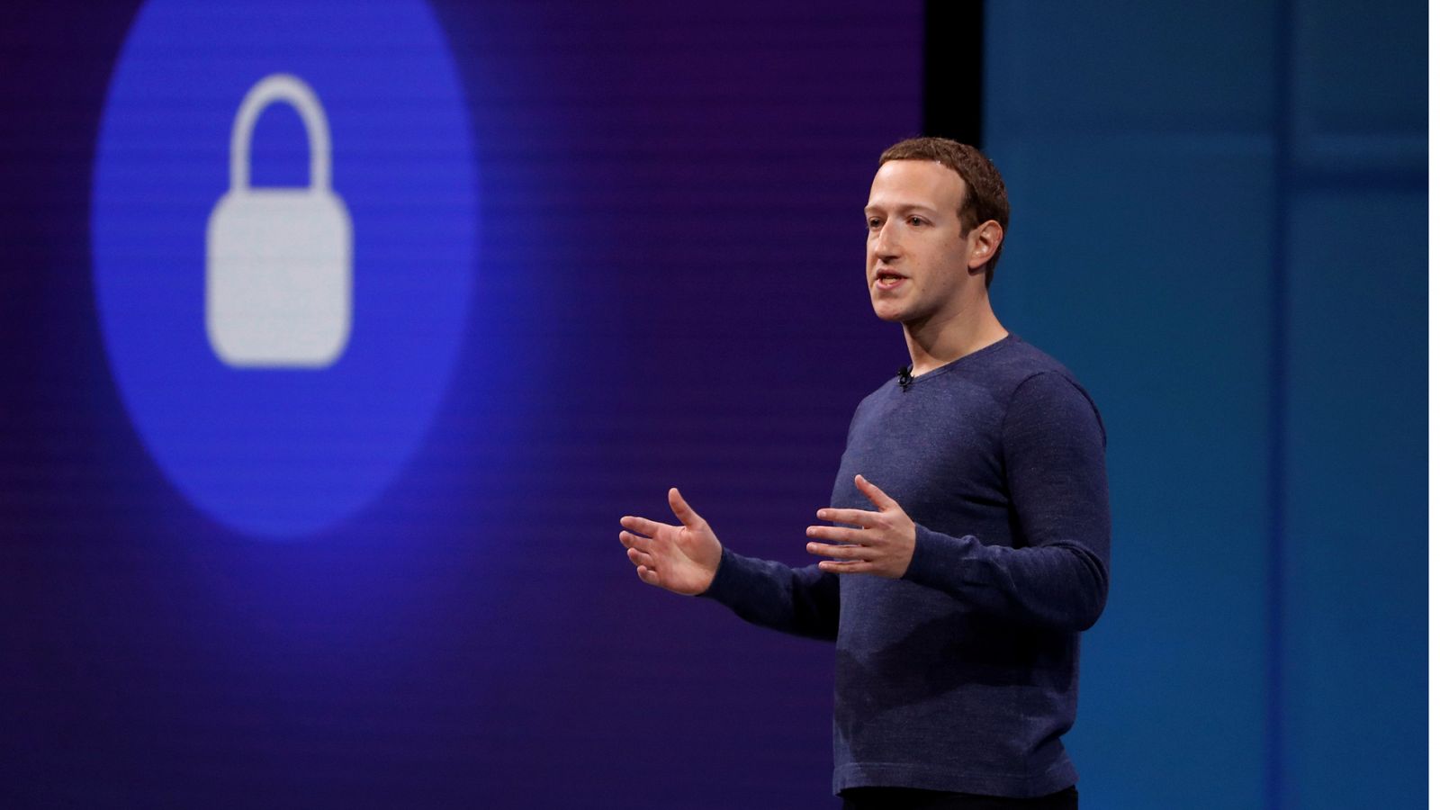 El fundador de Facebook, Marck Zuckerberg, en una conferencia el pasado mes de mayo.