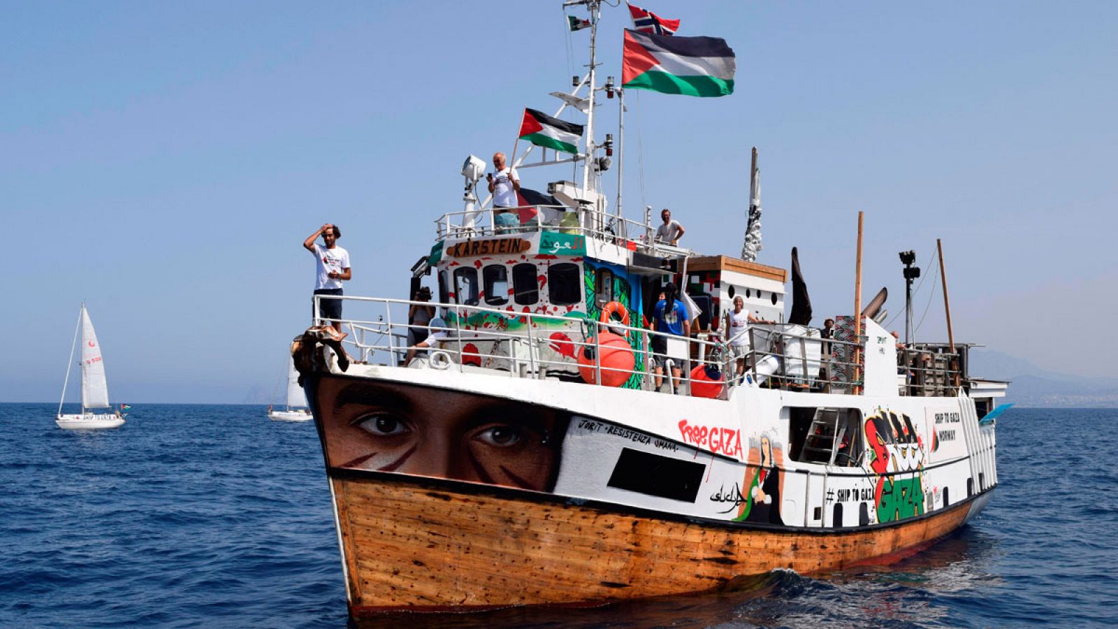 Barco 'Al Awda', de la denominada 'Flotilla de la Libertad'