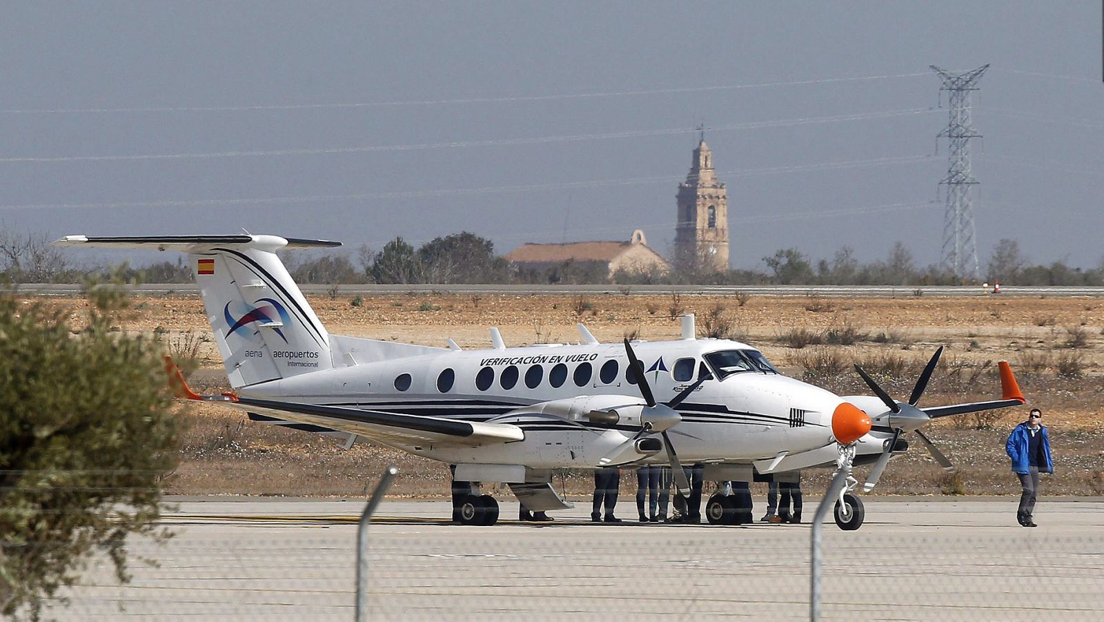 Primeros vuelos de prueba en el aeropuerto de Castellón en 2012