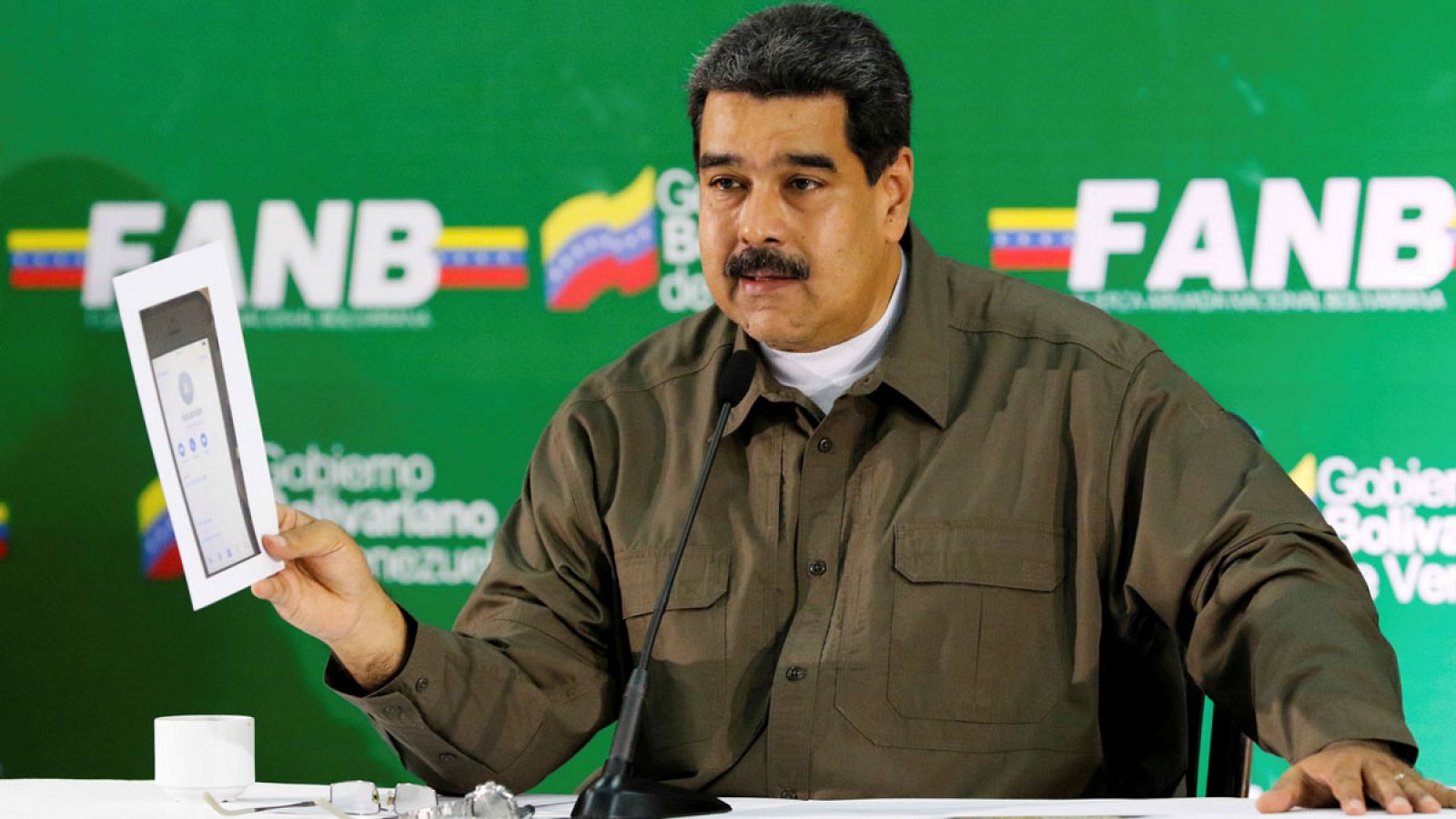 Maduro durante un discurso el sábado 11 de agosto de 2018.