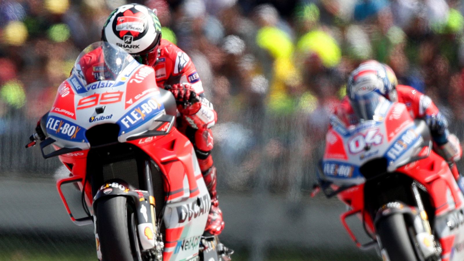 Jorge Lorenzo, de Ducati, en el GP de Austria.