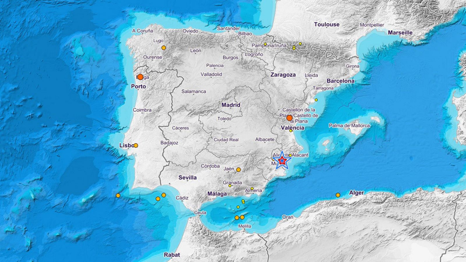 El terremoto de magnitud 4,3 se ha registrado en Albatera (Alicante) y se ha notado en varios puntos del sur de la provincia de Alicante y Murcia
